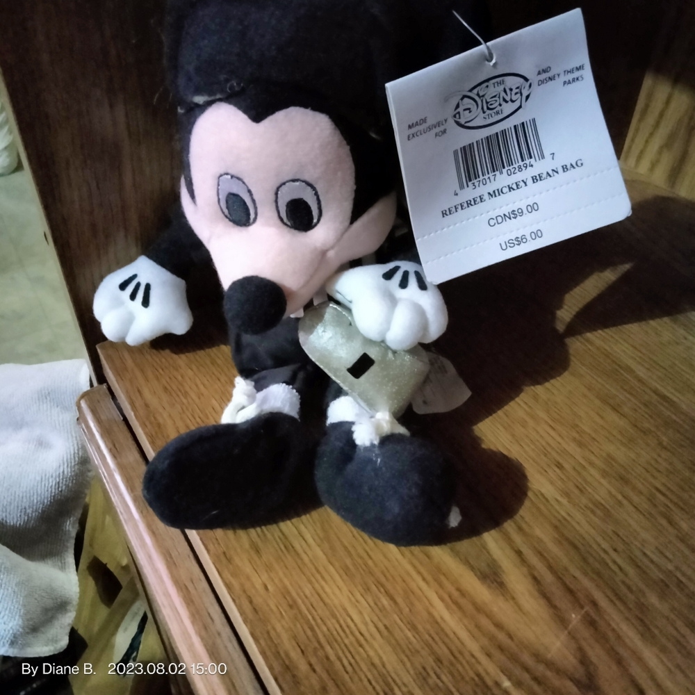 Retired 6-Mickey Sport Beanies NWT